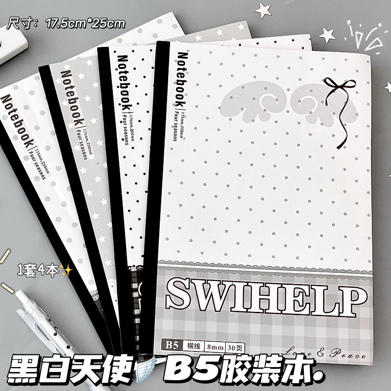 4 Paket Buku Plastik Angel B5  - Blank Sheet Music Notebook ulasan dan harga