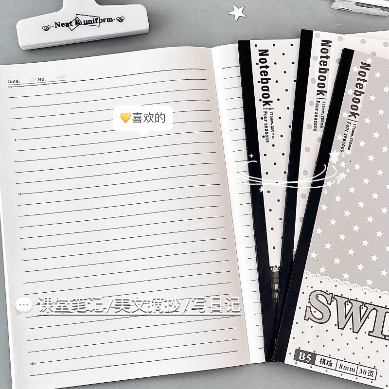 4 Paket Buku Plastik Angel B5  - Blank Sheet Music Notebook ulasan dan harga