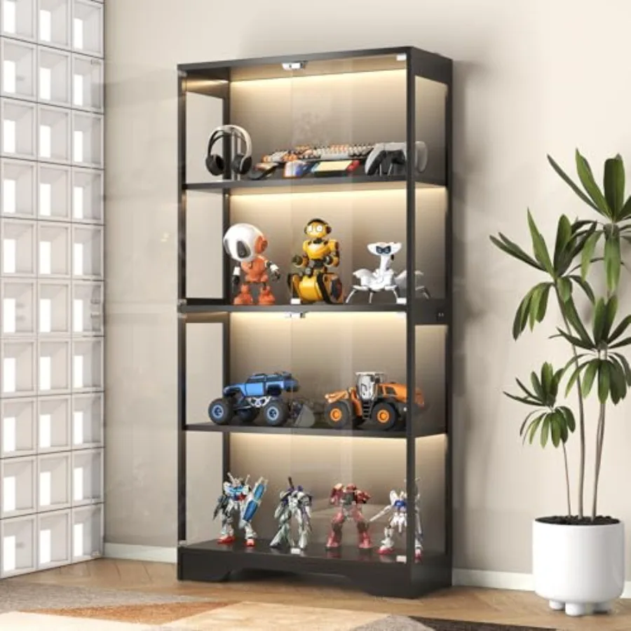 Lemari pajangan dengan pintu k - Books ulasan dan harga