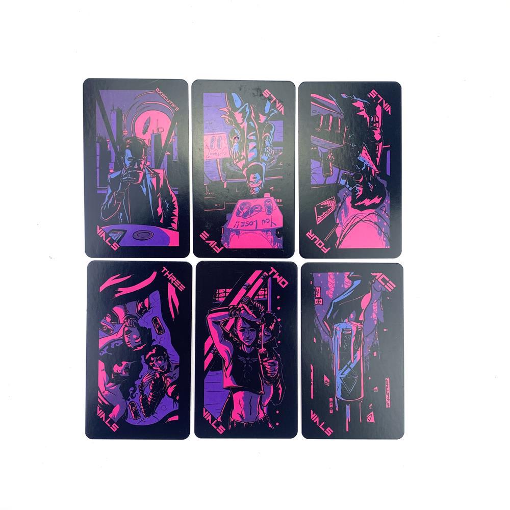Kartu Tarot Neon Moon Berlapis - Tarot Deck With Guidebook ulasan dan harga