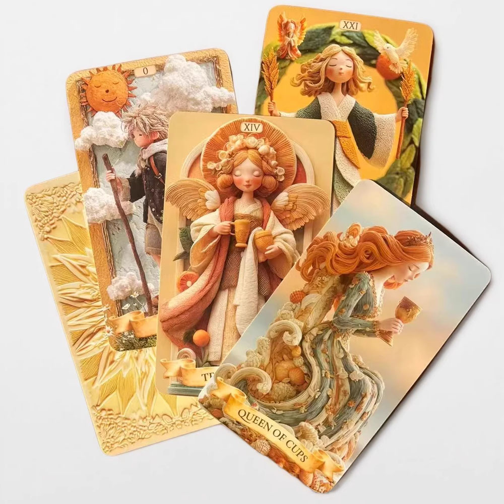 78 Kartu Tarot Set, 13x8 Cm Pe - Tarot Deck With Guidebook ulasan dan harga
