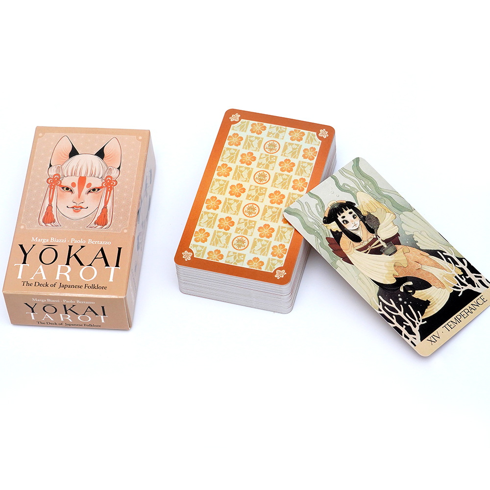 Yokai Tarot Deck 78 Pcs Kartu  - Tarot Deck With Guidebook ulasan dan harga