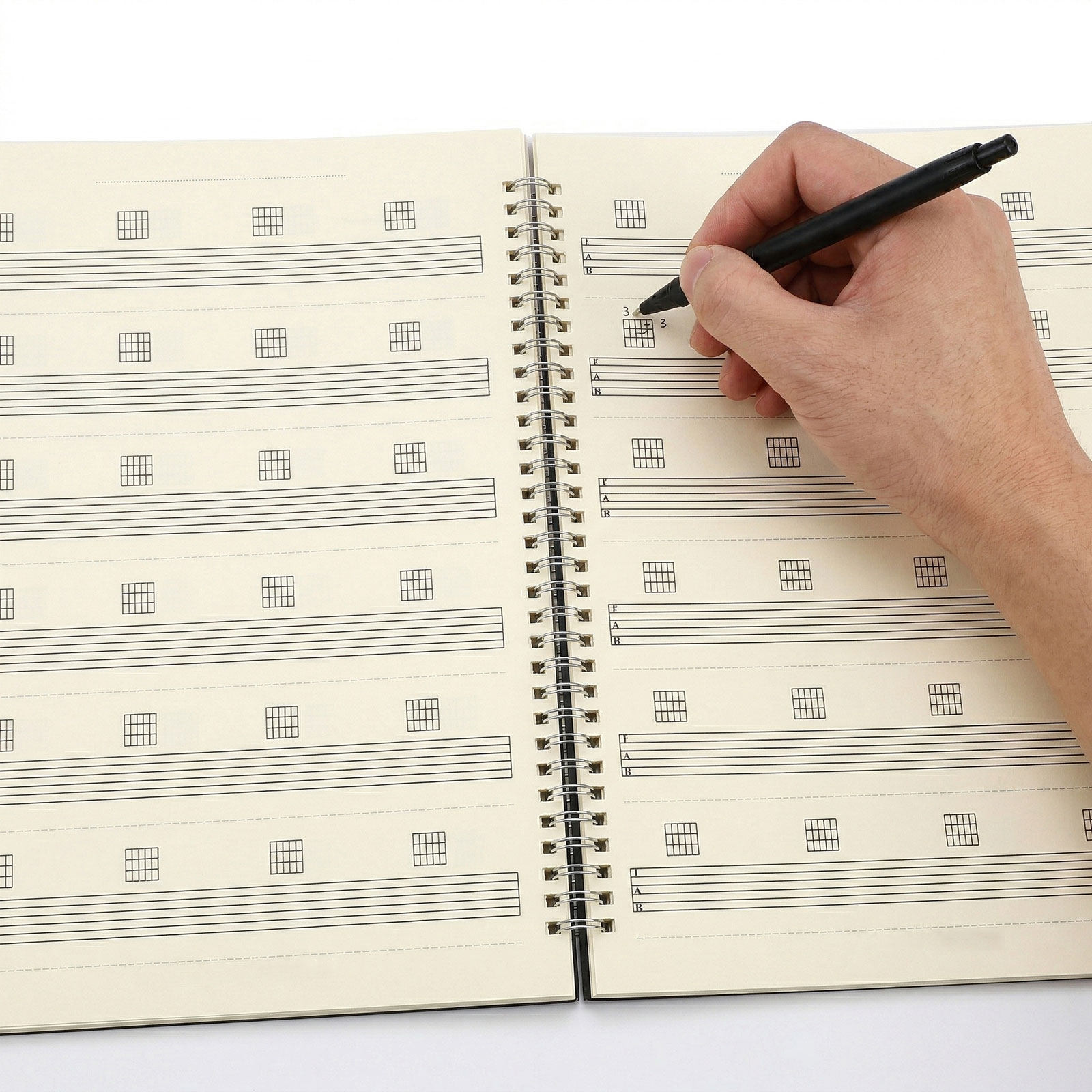 2 buah Buku Catatan Notasi Git - Blank Sheet Music Notebook ulasan dan harga