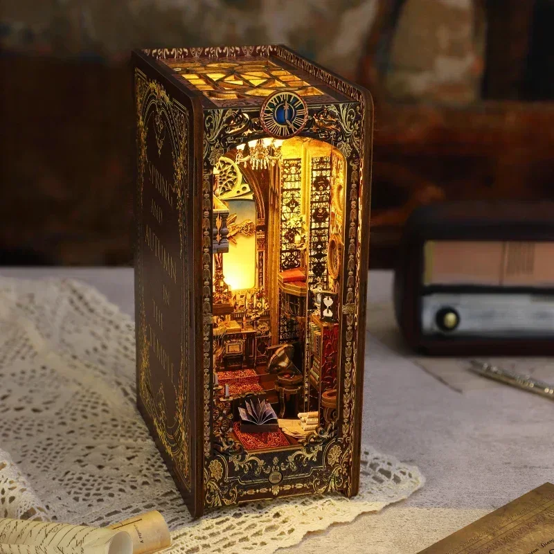 Kit Rak Buku Kayu DIY, Penyang - Diy Wooden Book Nook Kit Shelf Insert ulasan dan harga