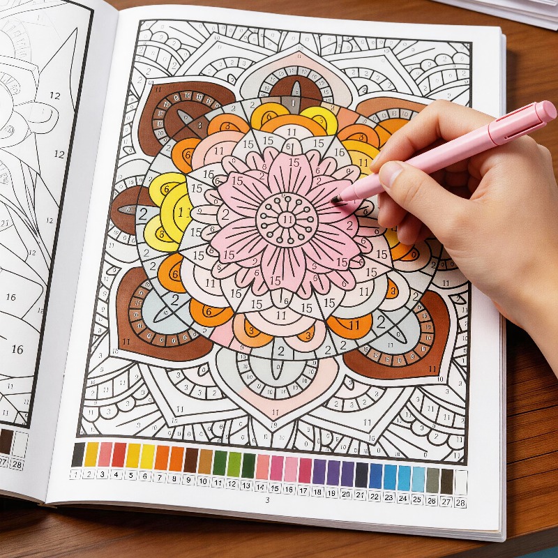 Buku Mewarnai Hewan/Tanaman De - Adult Coloring Book Stress Relief ulasan dan harga