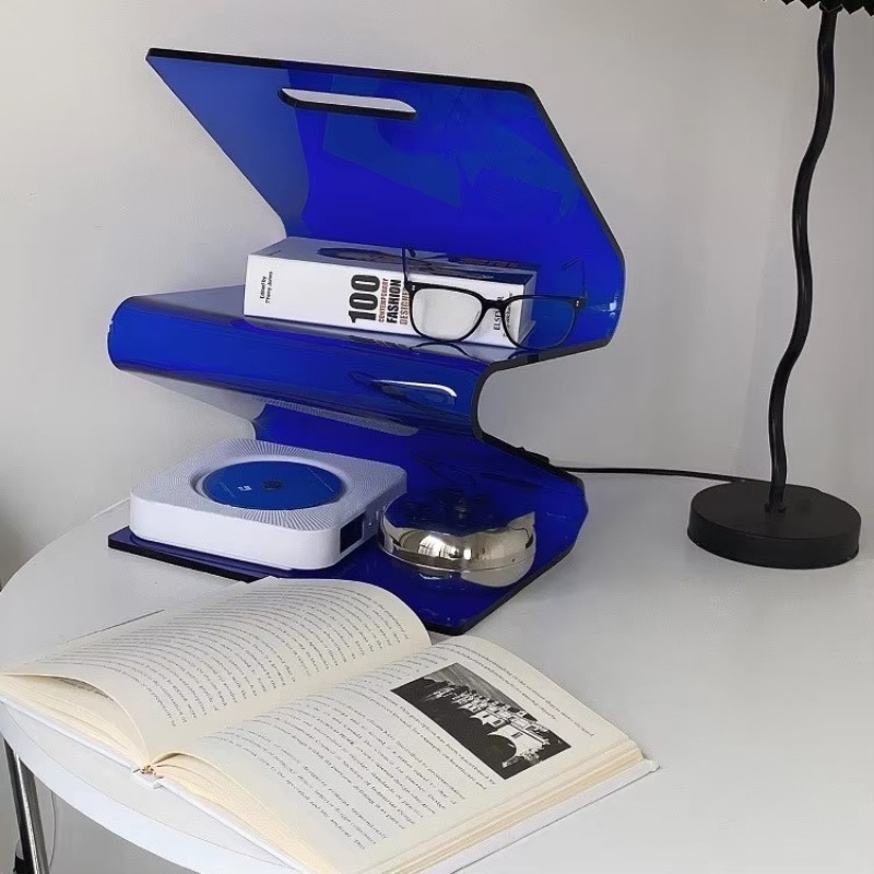 Rak Buku Desain Sederhana nan  - Clear Acrylic Book Stand Holder ulasan dan harga